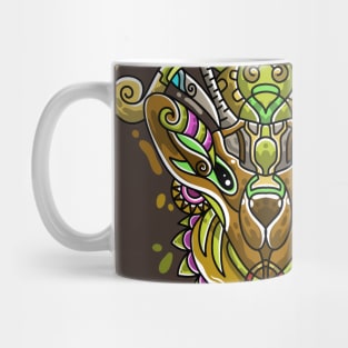 deer zentangle illustration Mug